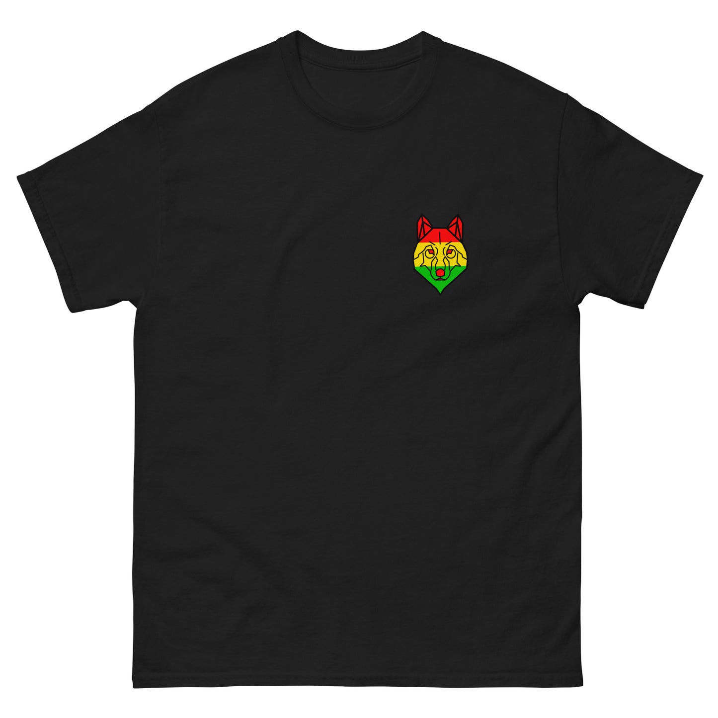 Rasta Wolf Men Short Sleeve Tshirt