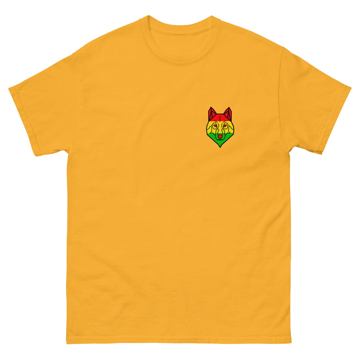 Rasta Wolf Men Short Sleeve Tshirt