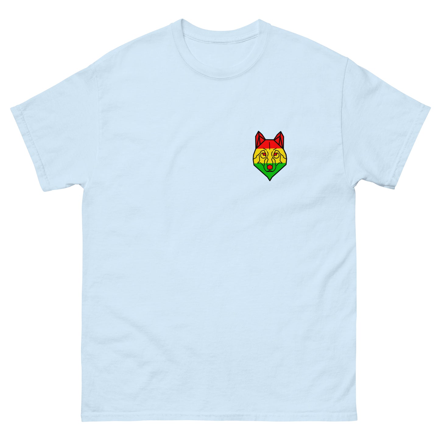 Rasta Wolf Men Short Sleeve Tshirt