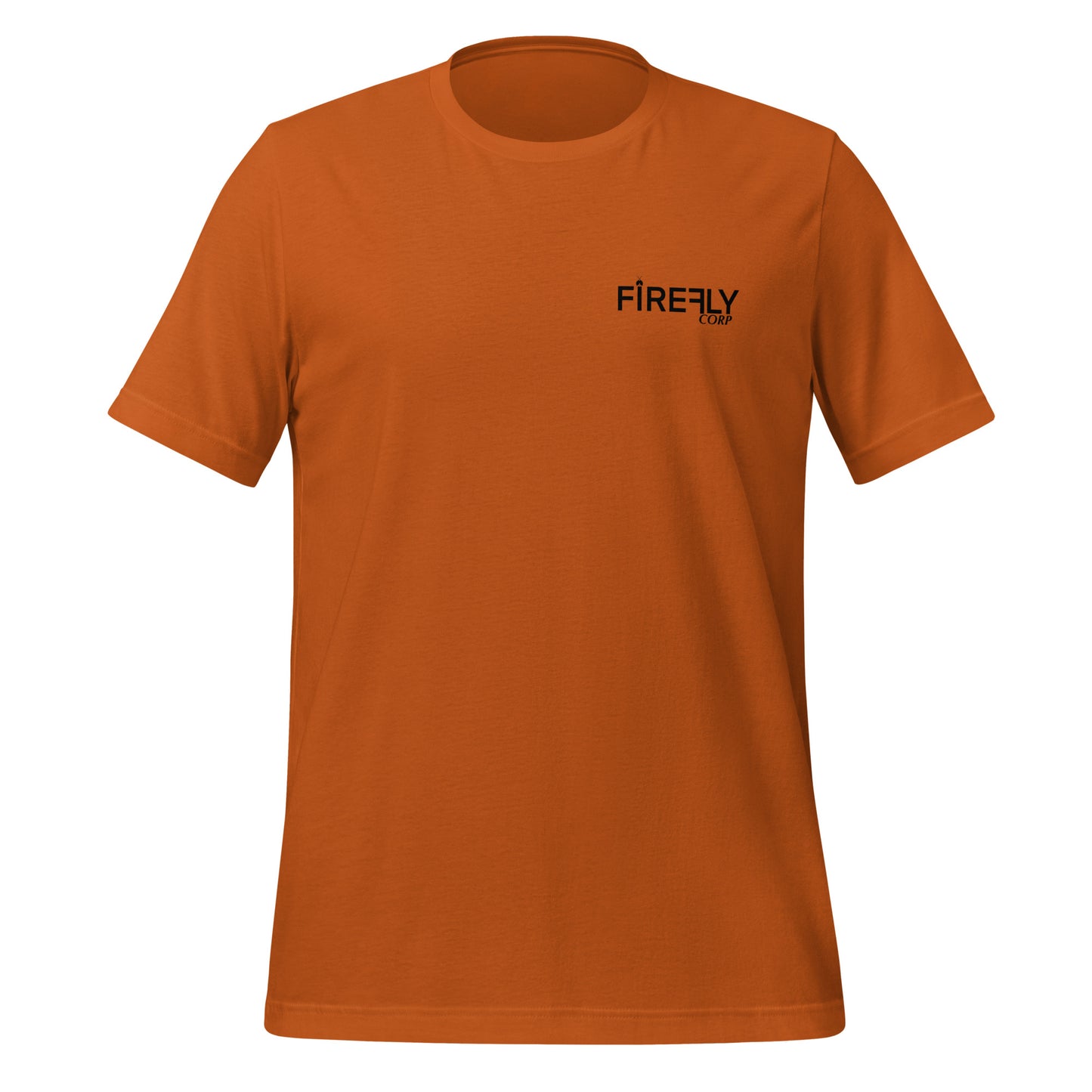 Firefly Corp Black logo Unisex t-shirt