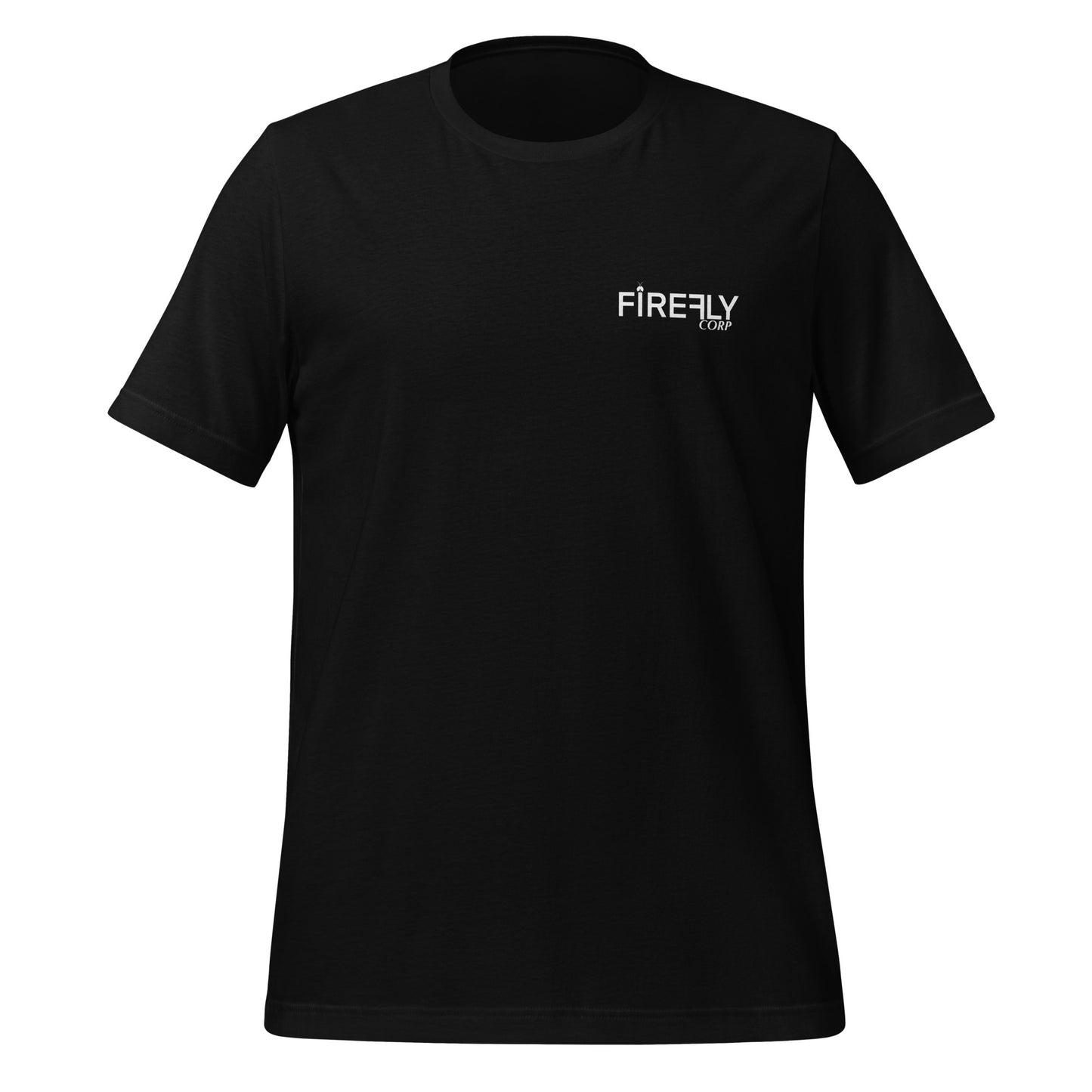 Firefly Corp white logo Unisex t-shirt