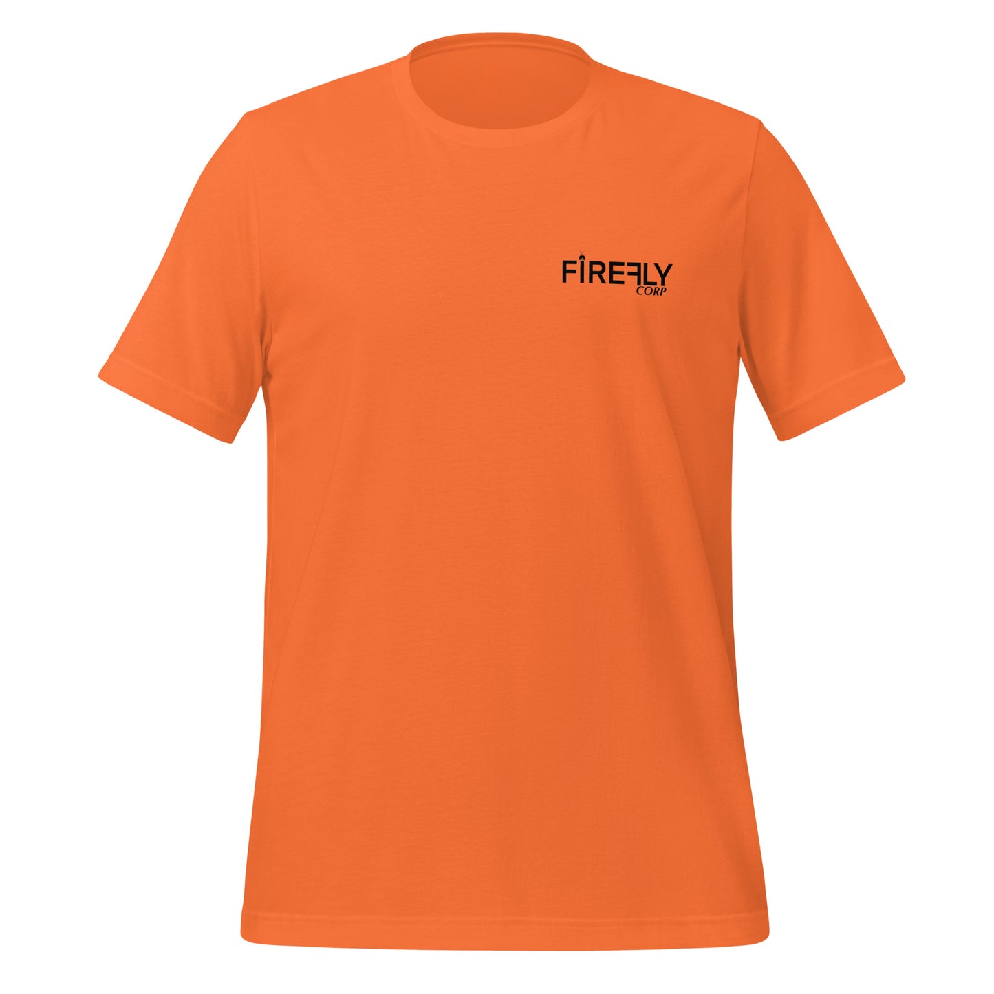 Firefly Corp Black logo Unisex t-shirt